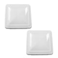 White 14" x 14" RV Roof Vent Cover 2pcs X901794
