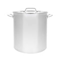 40QT Polished Stainless Steel Stock Pot with Lid A8235