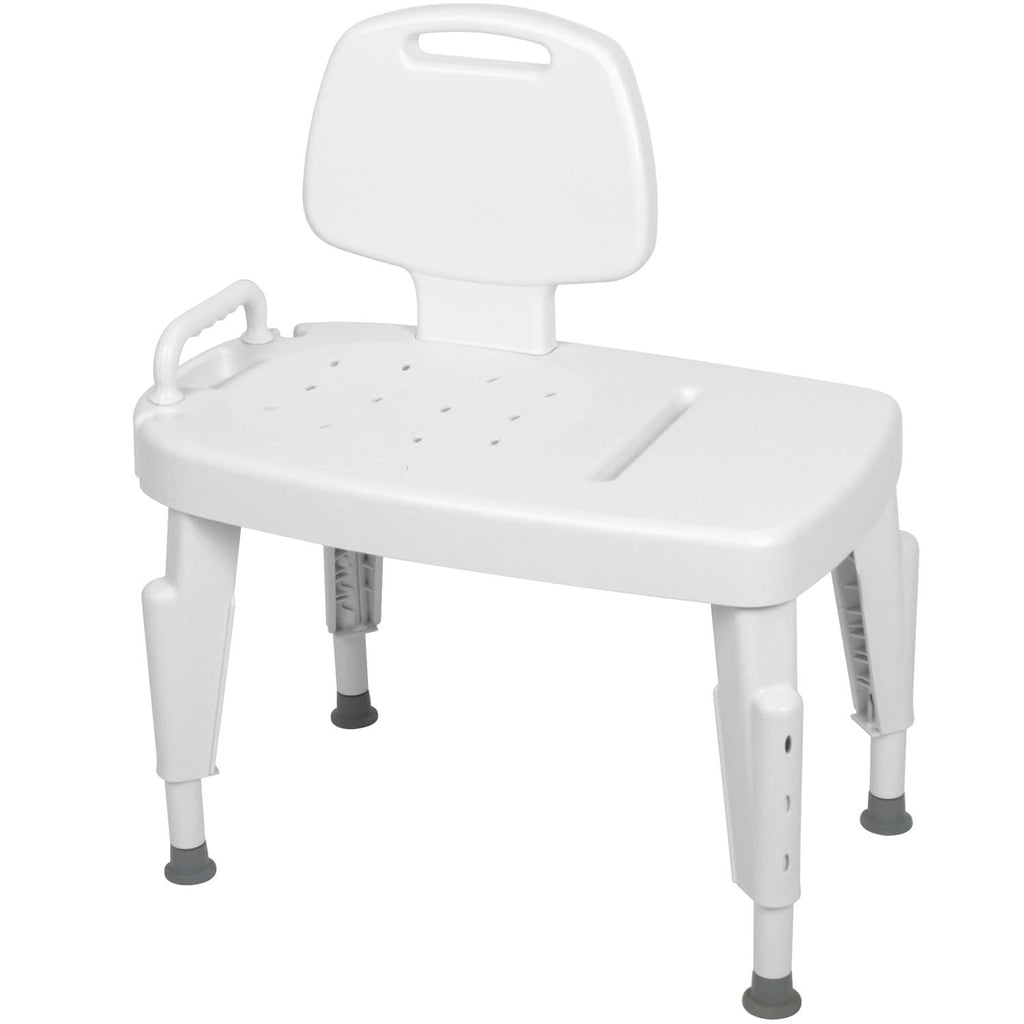 Universal Transfer Bench for Bathtubs & Showers, 350lb Weight Capacity, Adjustable Legs F941