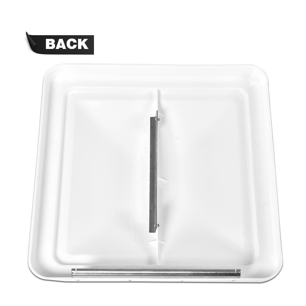 White 14" x 14" RV Roof Vent Cover 2pcs X901794