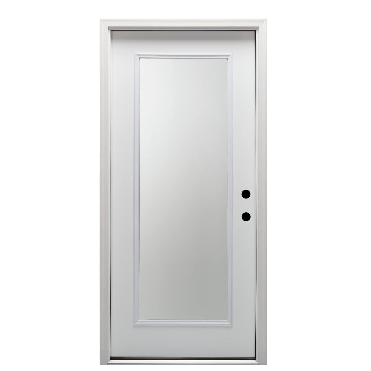 Primed Fiberglass Left Hand In-Swing Prehung Front Door 30" x 80" X8680