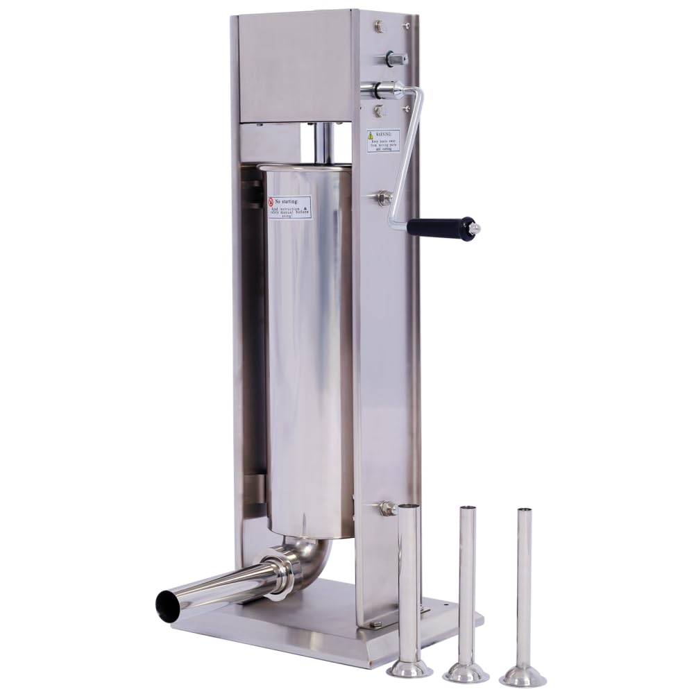 Stainless Steel 15 lb Sausage Stuffer V415
