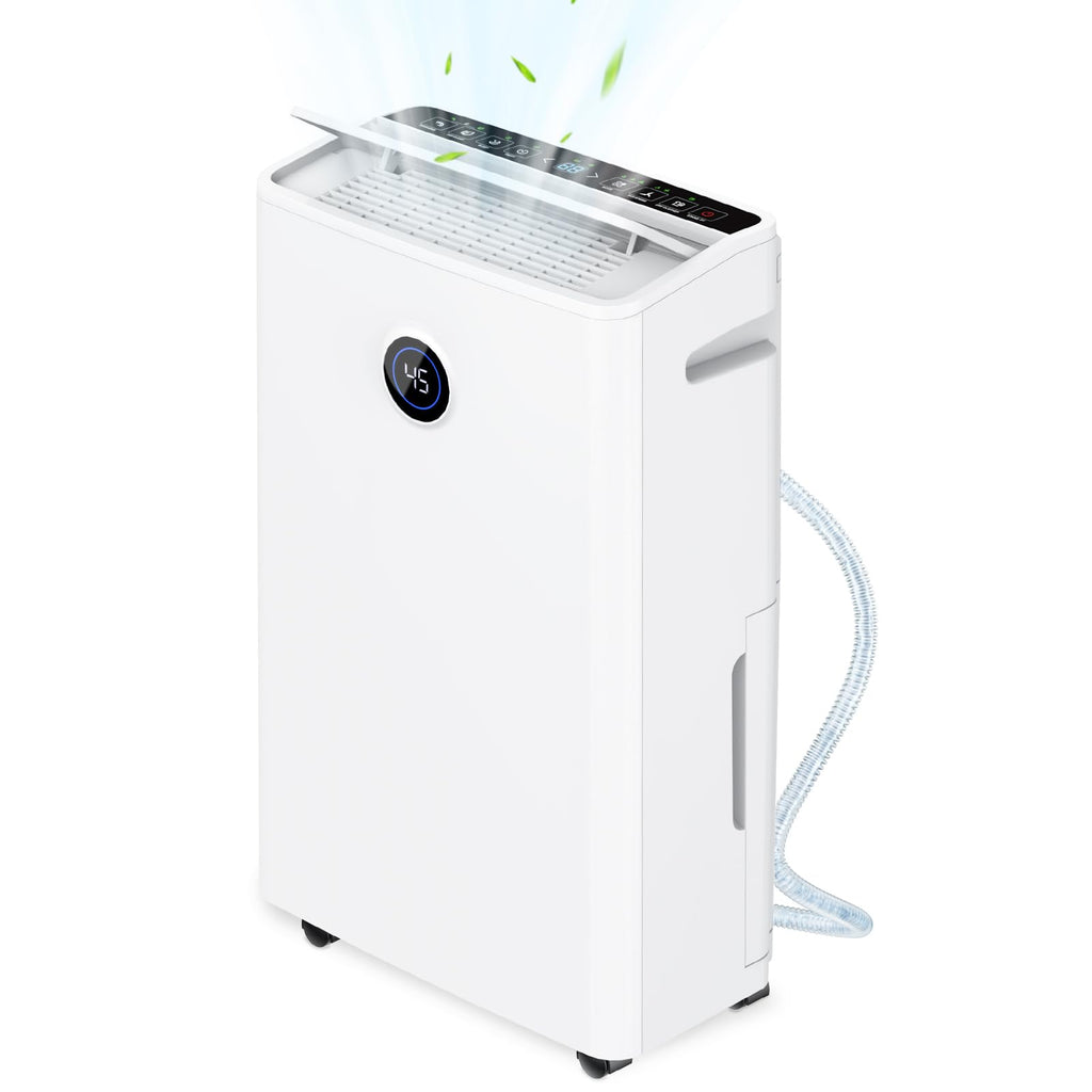 4500 Sq. Ft 50-70 Pints Dehumidifier with Drain Hose and 5L Water Tank P26906
