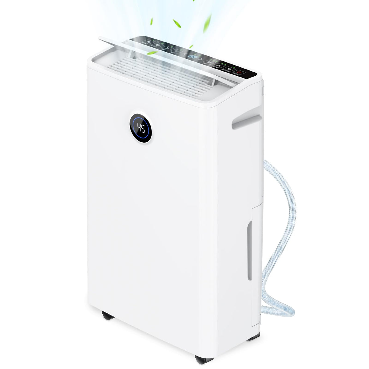 4500 Sq. Ft 50-70 Pints Dehumidifier with Drain Hose and 5L Water Tank P26906