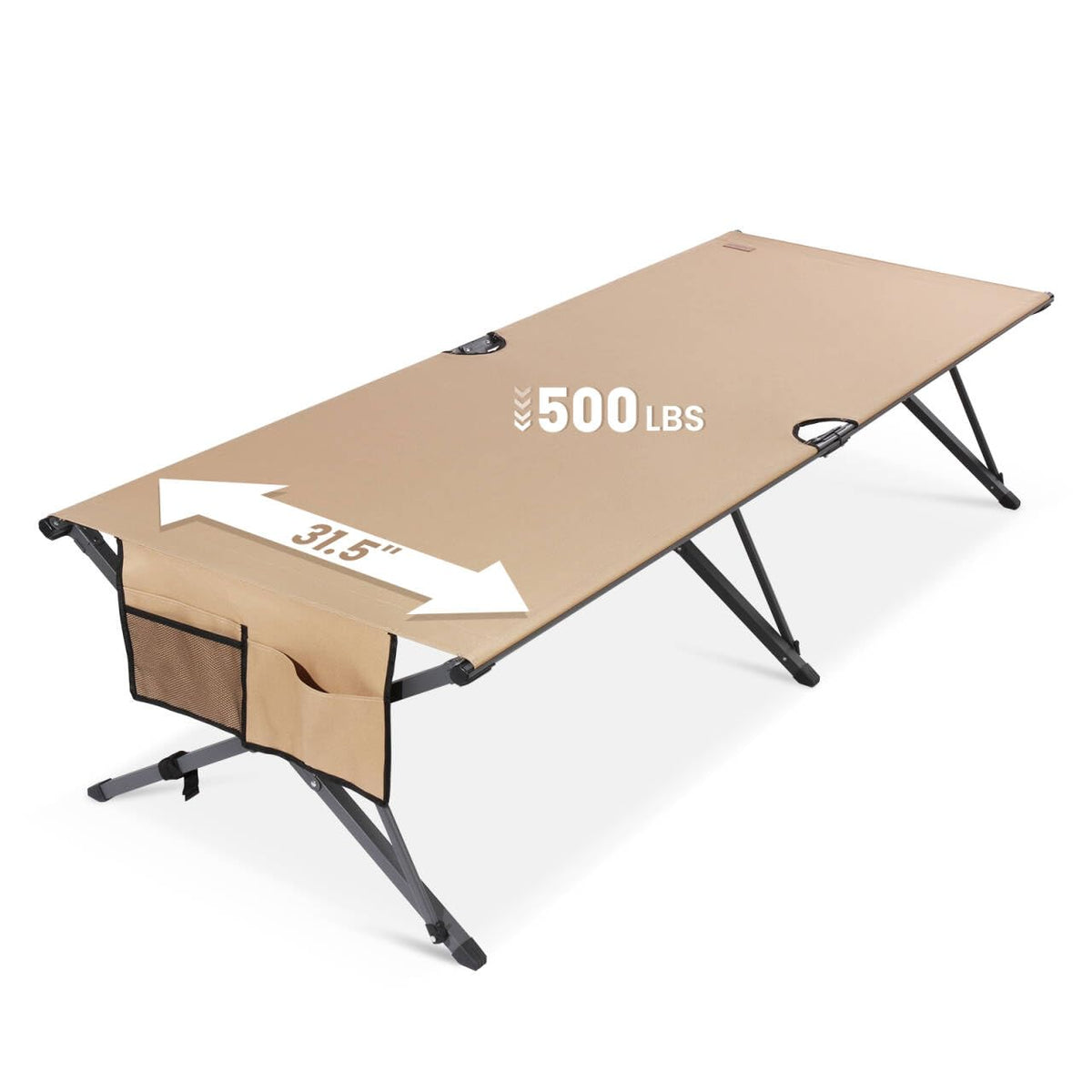 Heavy Duty 31.5'' Wide Folding Camping Cot L431