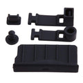 Silicone Dust Plug Cover Earphone Charger Jack Stopper Black C2656