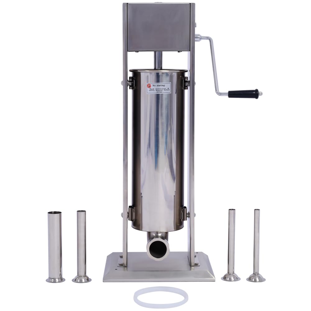 Stainless Steel 15 lb Sausage Stuffer V415