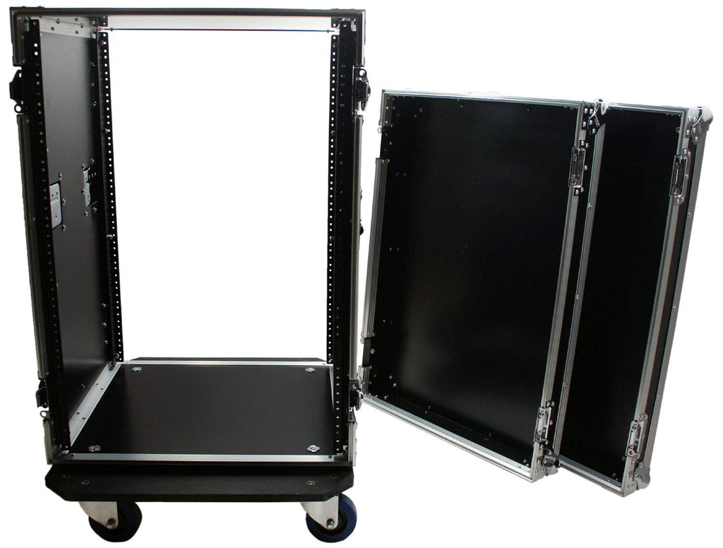 16U Amp Rack Case with Wheels S965