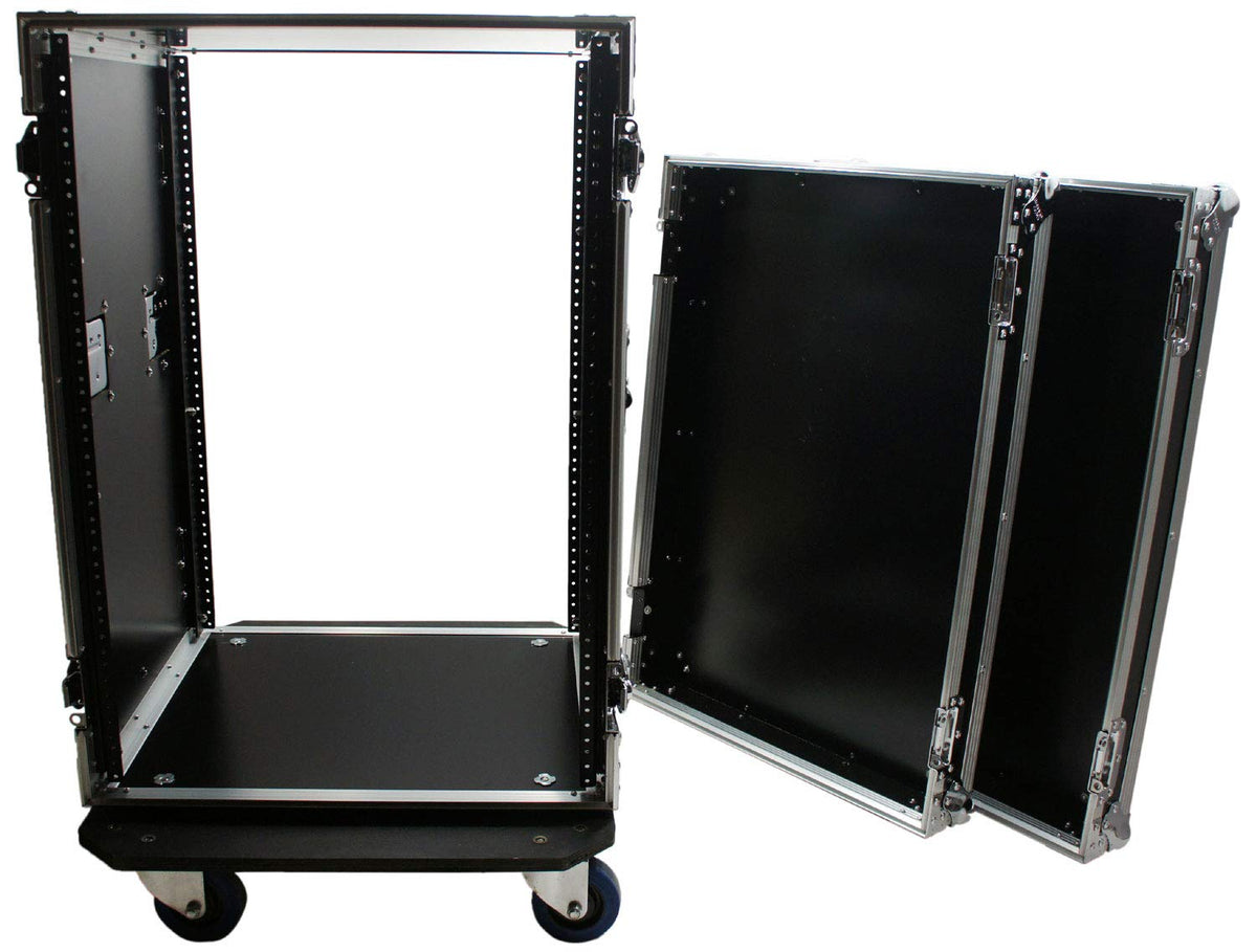 16U Amp Rack Case with Wheels S965