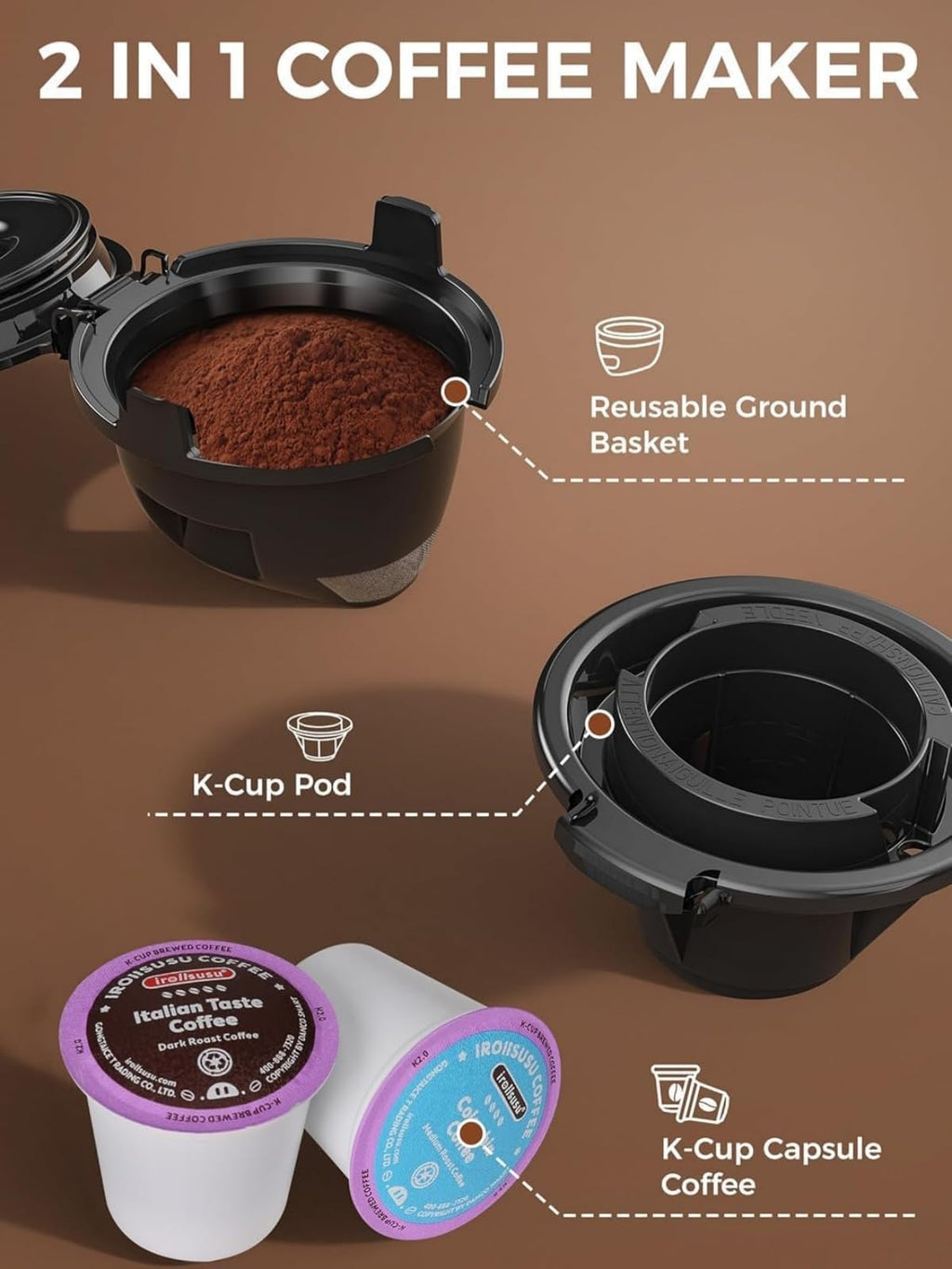Single Serve Coffee Pod Maker T54760