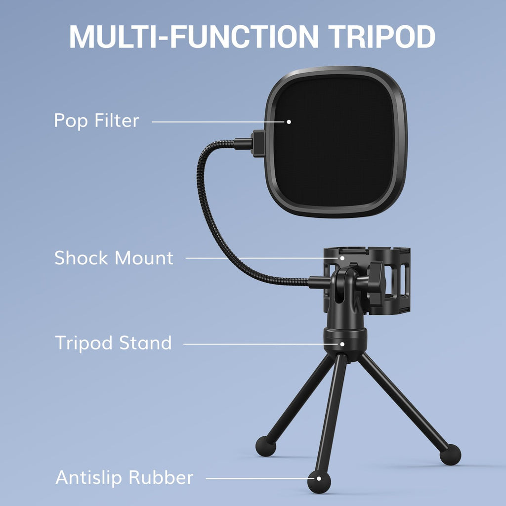 USB Cardioid Condenser Podcast Microphone I88831