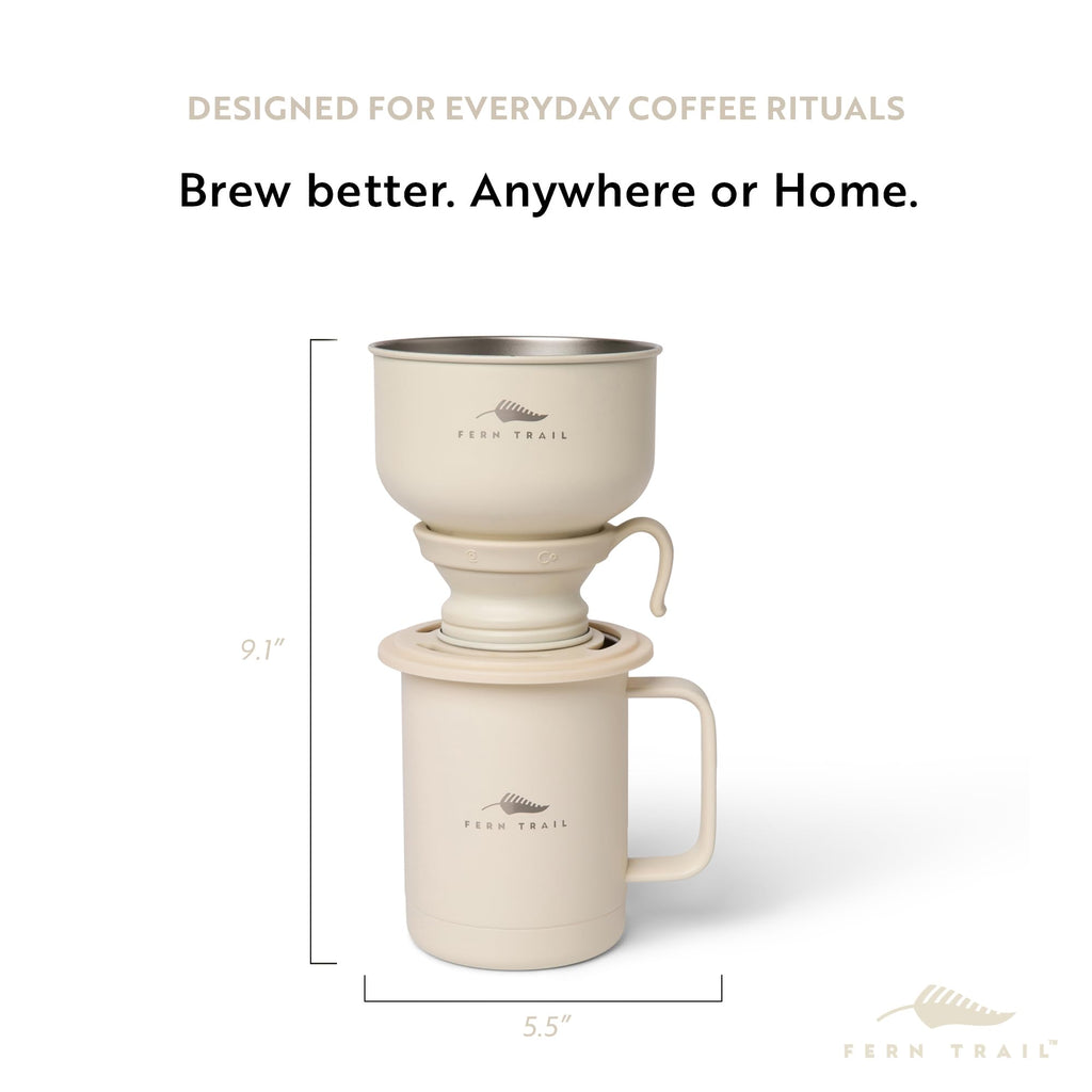 12 oz Insulated Mug with Lid and Reusable Coffee Filter X62783