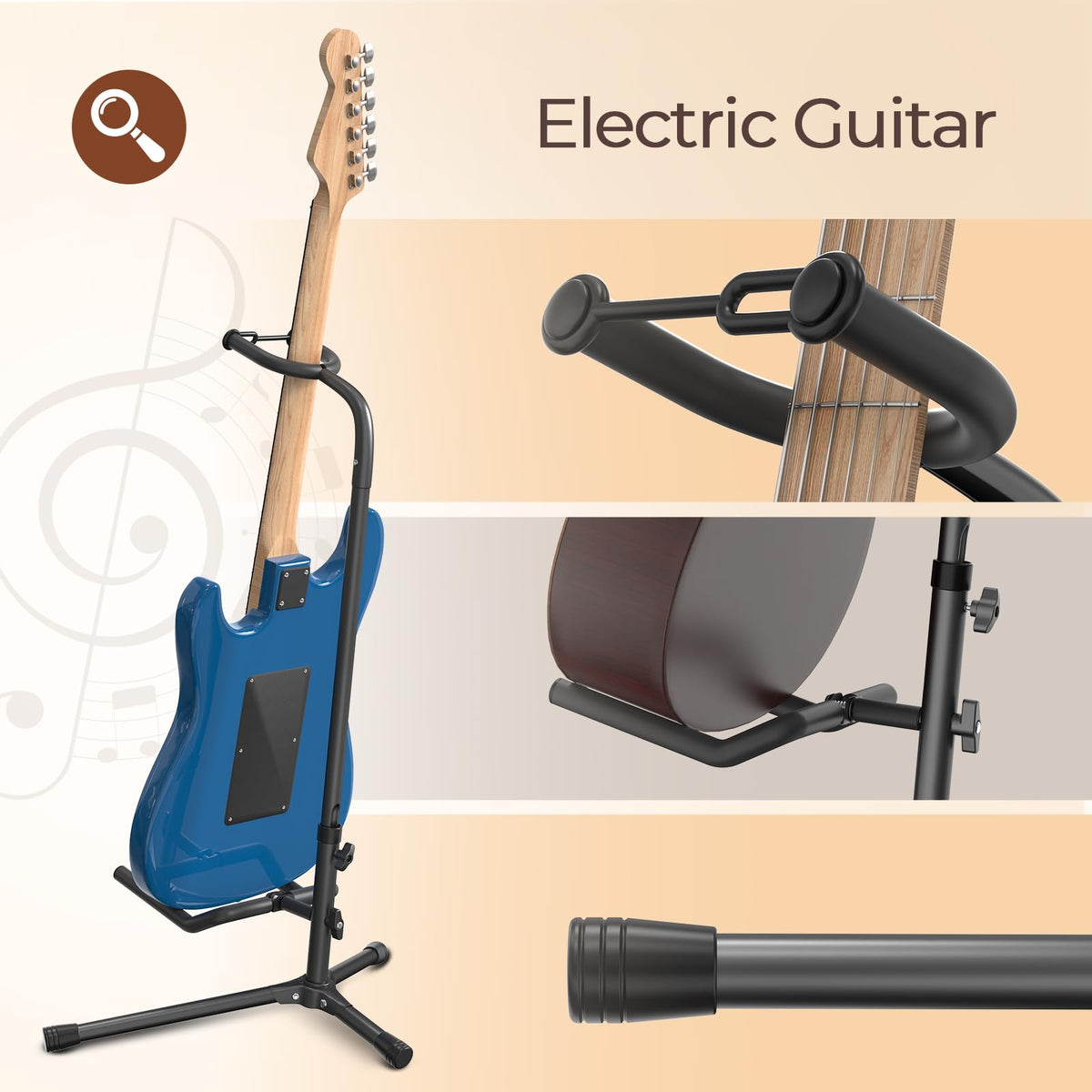Adjustable Folding Guitar Stand A7488