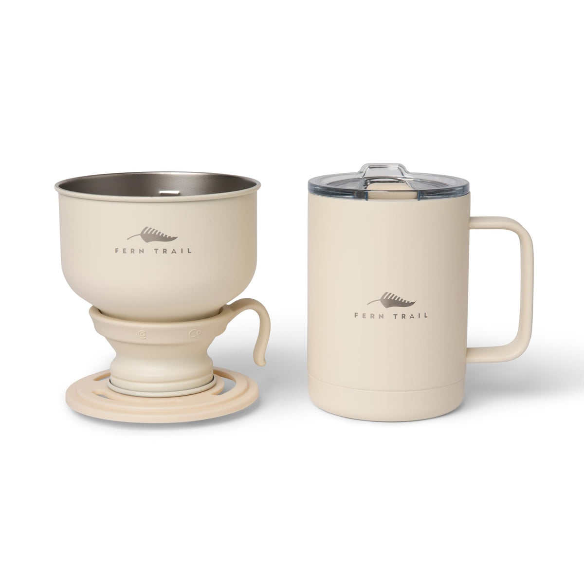 12 oz Insulated Mug with Lid and Reusable Coffee Filter X62783
