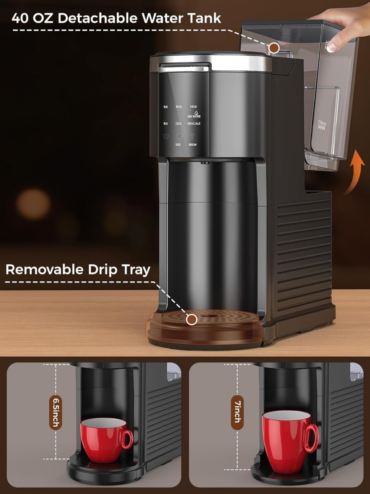Single Serve Coffee Pod Maker T54760