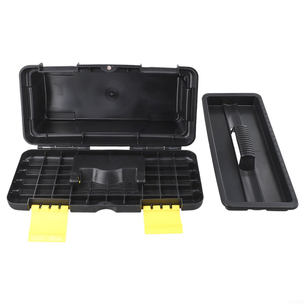 10 Inch Portable Plastic Toolbox with Two Layer Storage Q617349