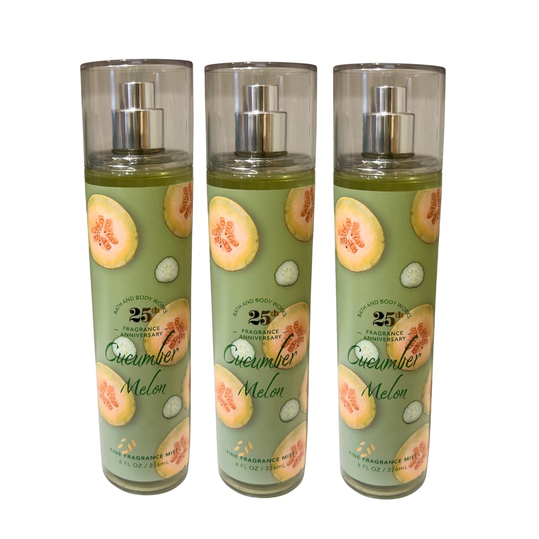 Cucumber Melon Fine Fragrance Mist 8oz Pack of 3 J94777
