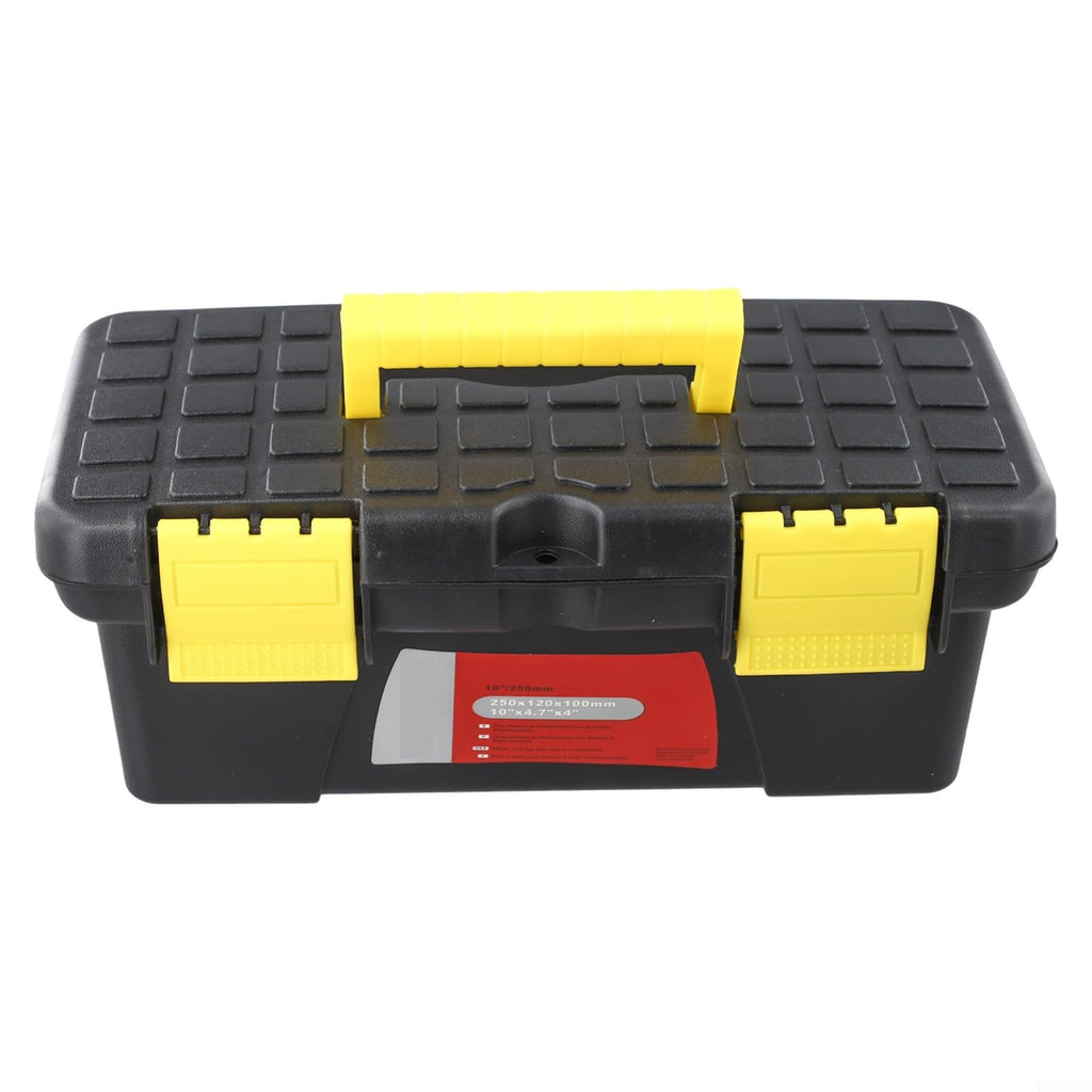 10 Inch Portable Plastic Toolbox with Two Layer Storage Q617349