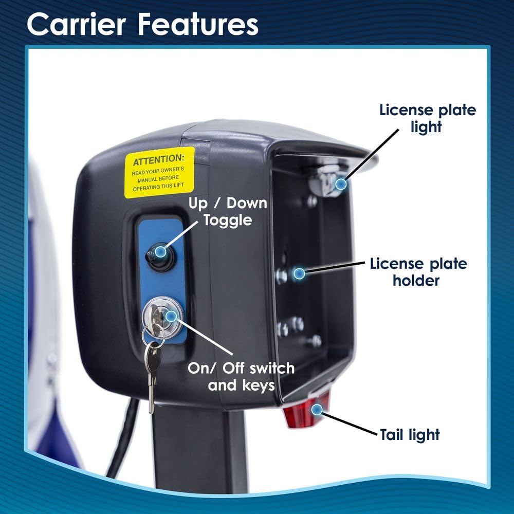 Electric Mobility Scooter Carrier with 2" Trailer Hitch S111