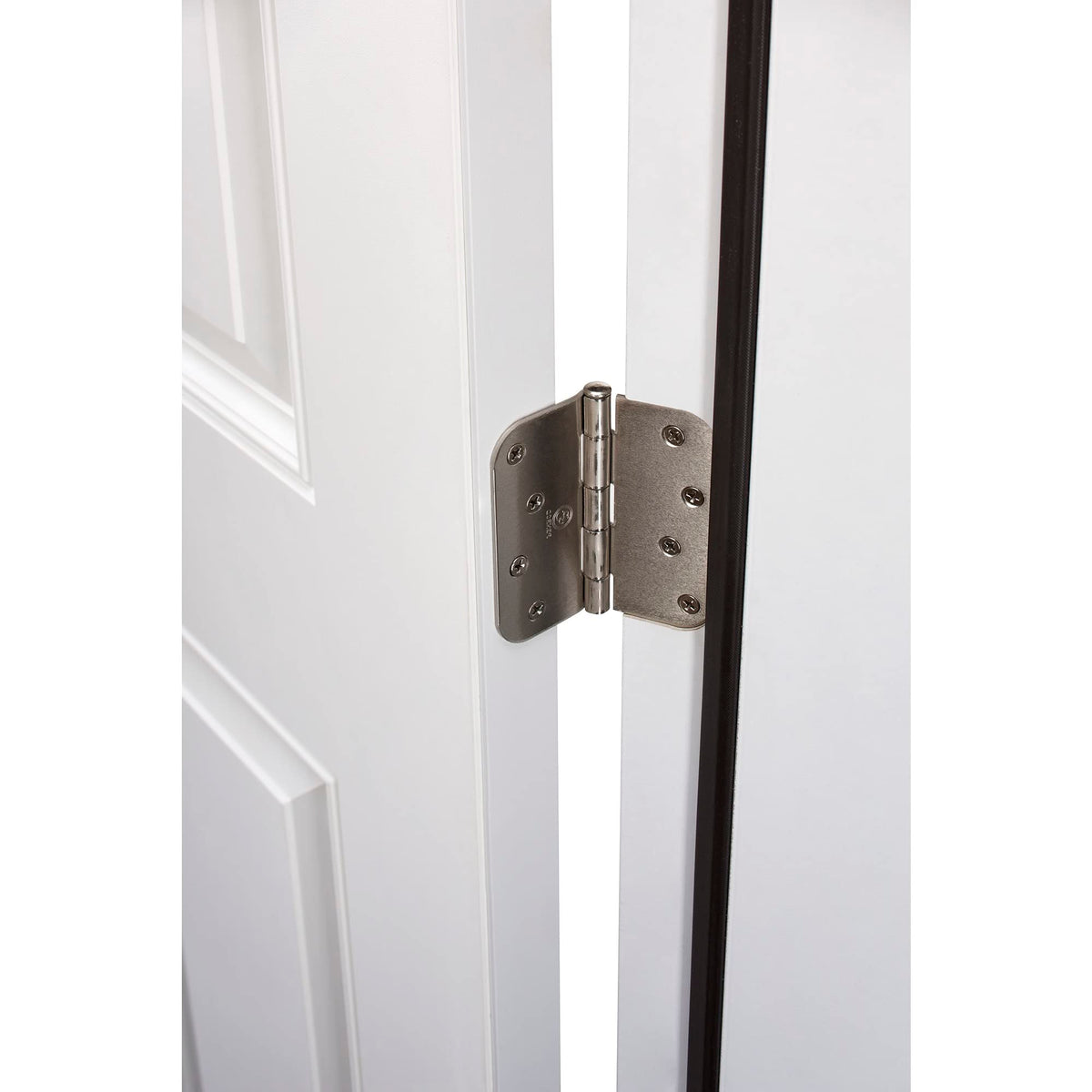 Steel Primed Left Hand In-Swing Prehung Front Door 1/2 Lite 2-Panel Clear Glass 36" x 80" X5101