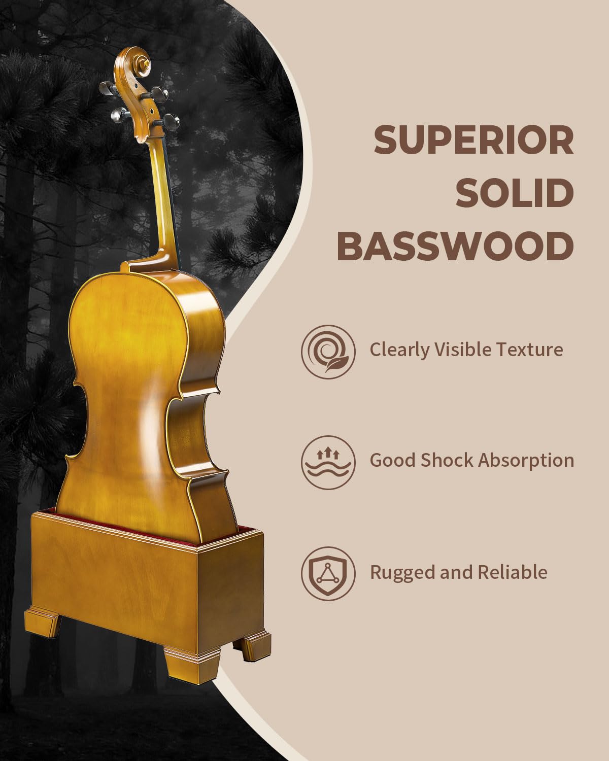 Cello Stand with Bow Holder X630