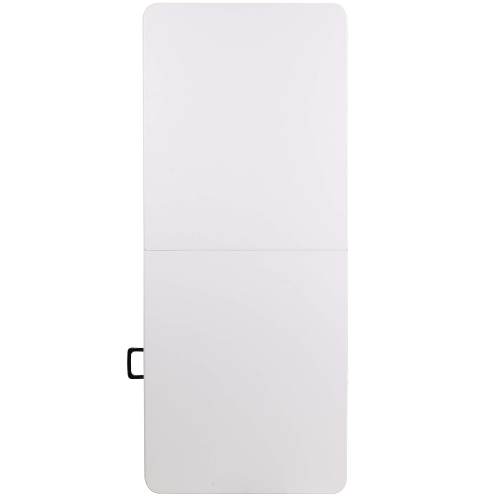 White 6-Foot Bi-Fold Plastic Folding Table W805