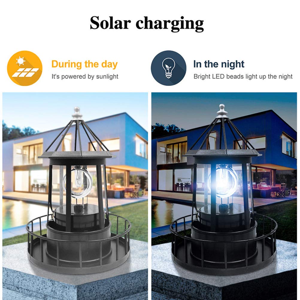 LED Solar Lighthouse Garden Light L933