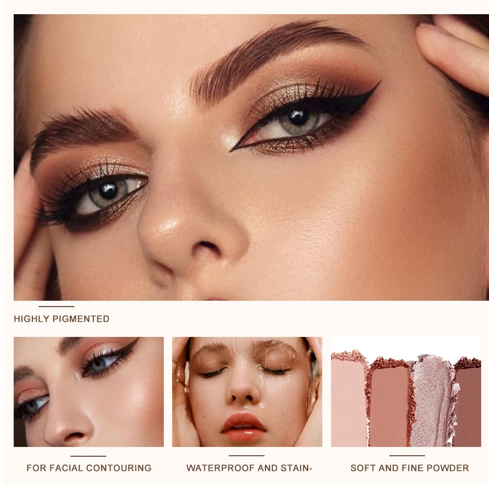 5 Colors Matte and Shimmer Eyeshadow Palette A159018