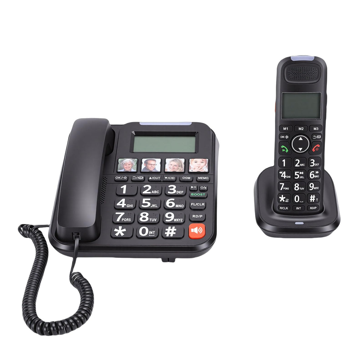 Expandable Corded Cordless Phone with Caller ID I695