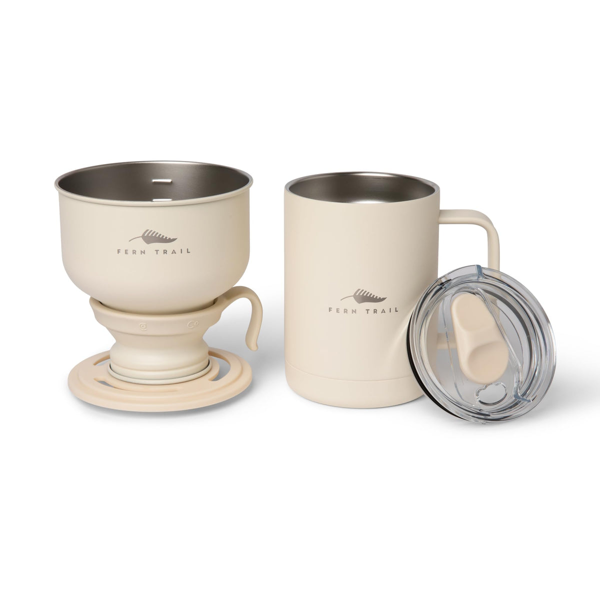 12 oz Insulated Mug with Lid and Reusable Coffee Filter X62783