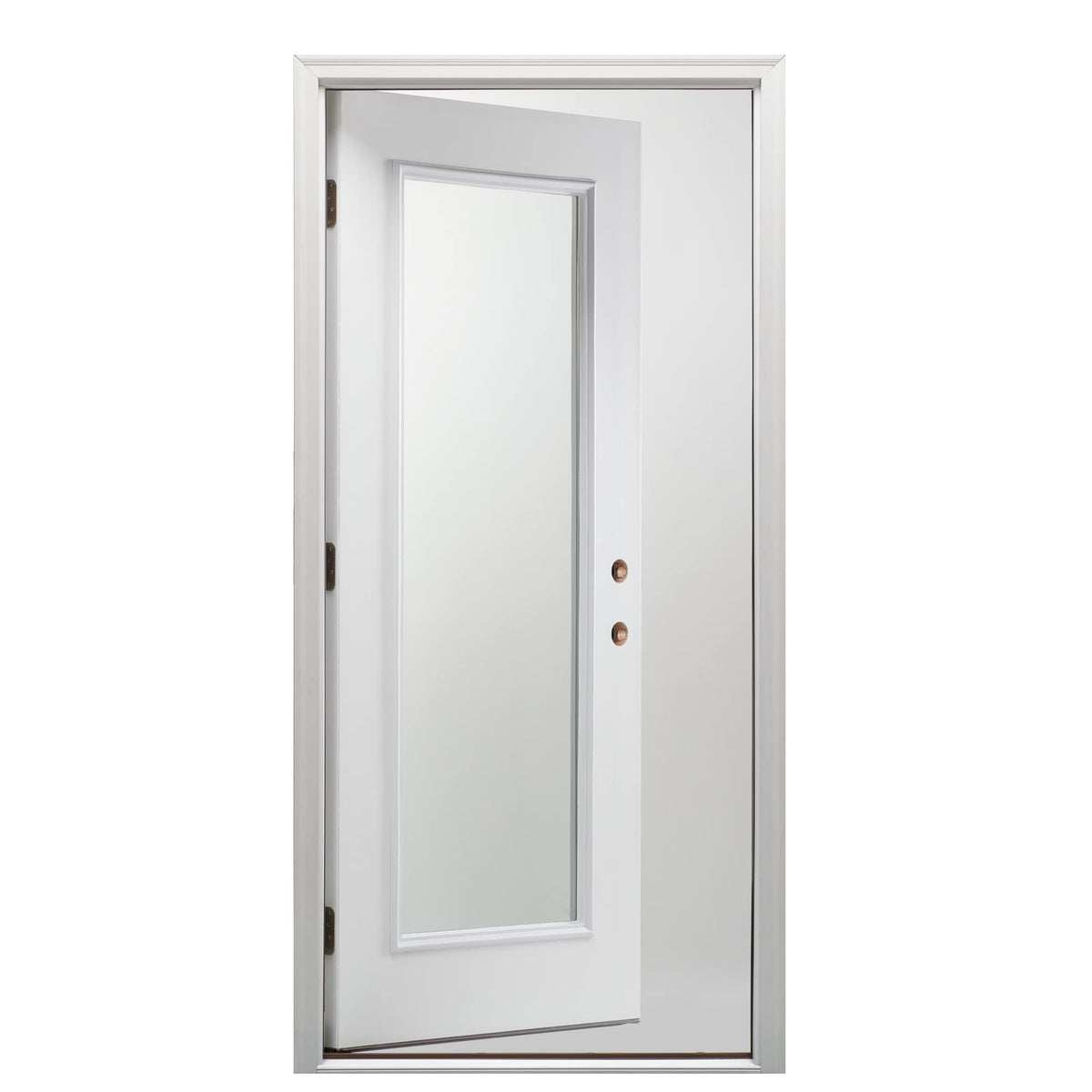 Primed Fiberglass Left Hand In-Swing Prehung Front Door 30" x 80" X8680