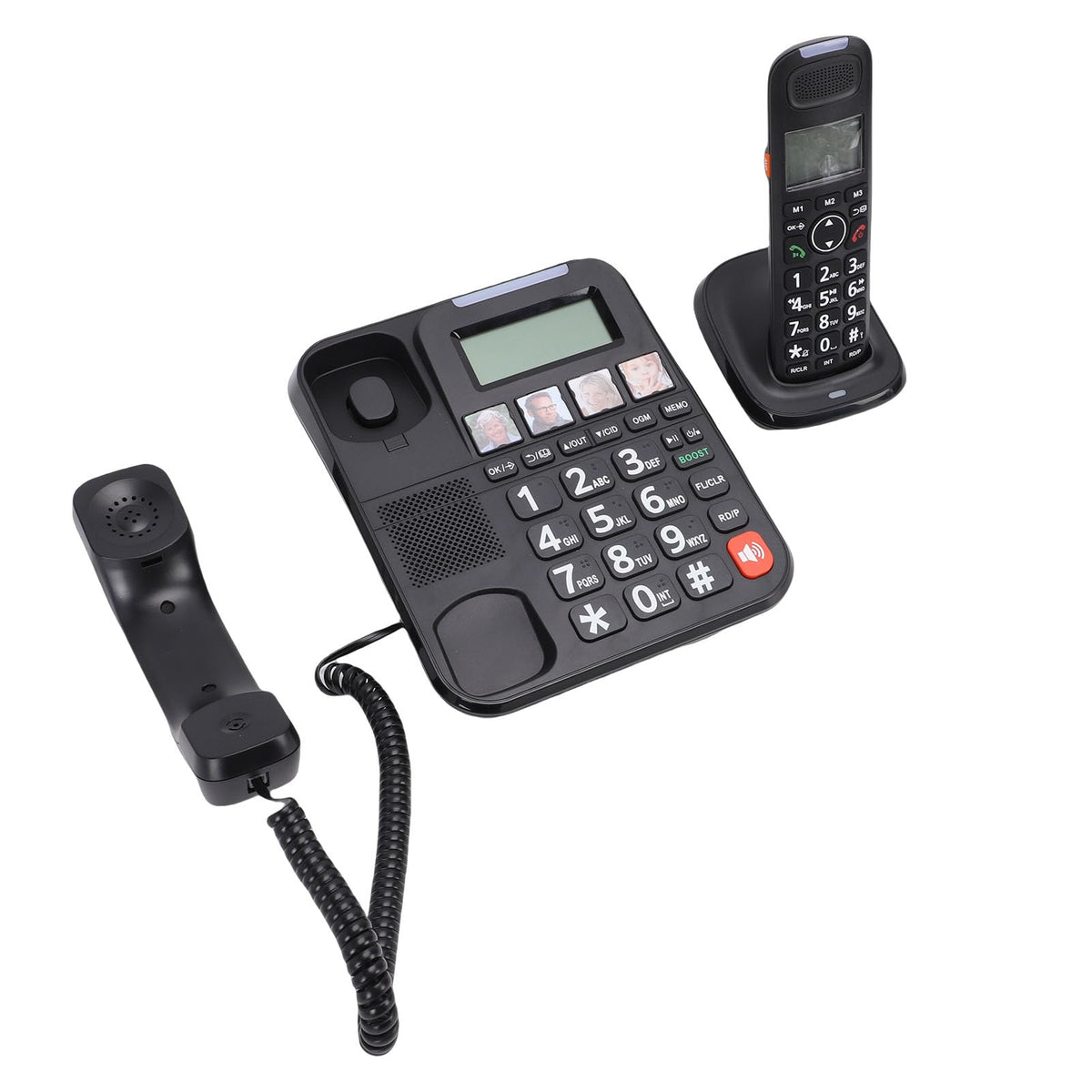Expandable Corded Cordless Phone with Caller ID I695