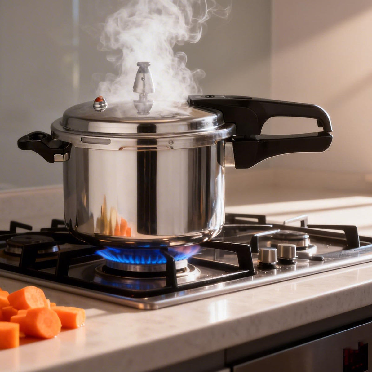 4.2 Quart Aluminum Stovetop Pressure Cooker Y52895