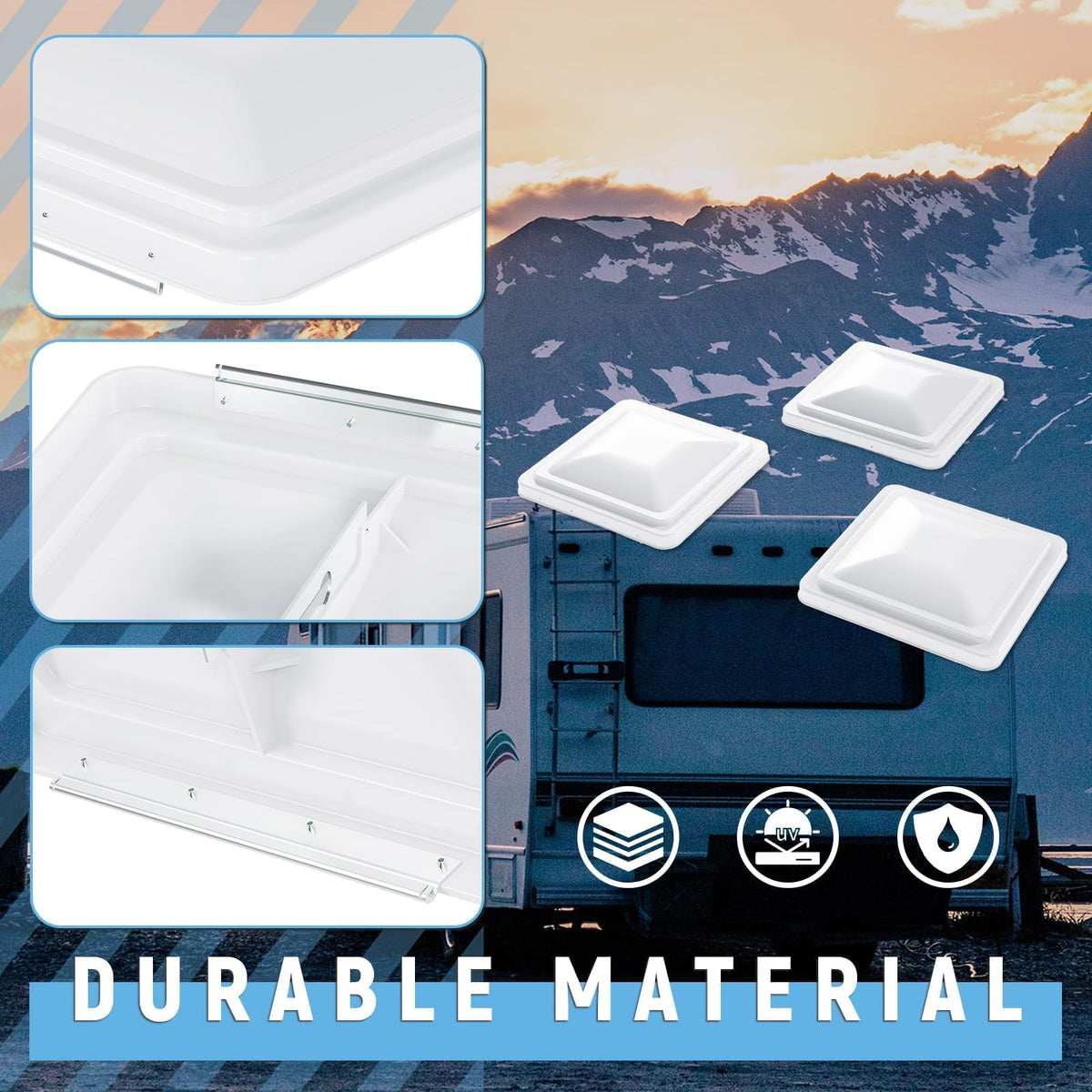 14" 3pcs RV Roof Vent Cover P815636