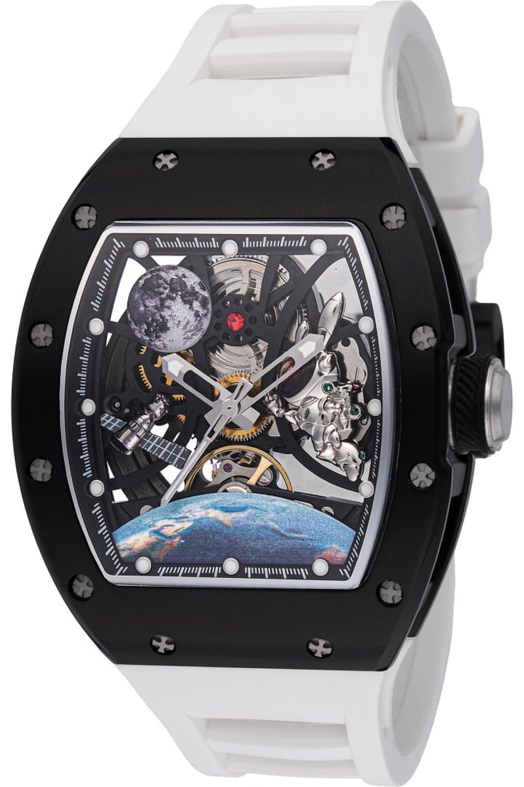 41mm Stainless Steel Black Automatic Watch G9636