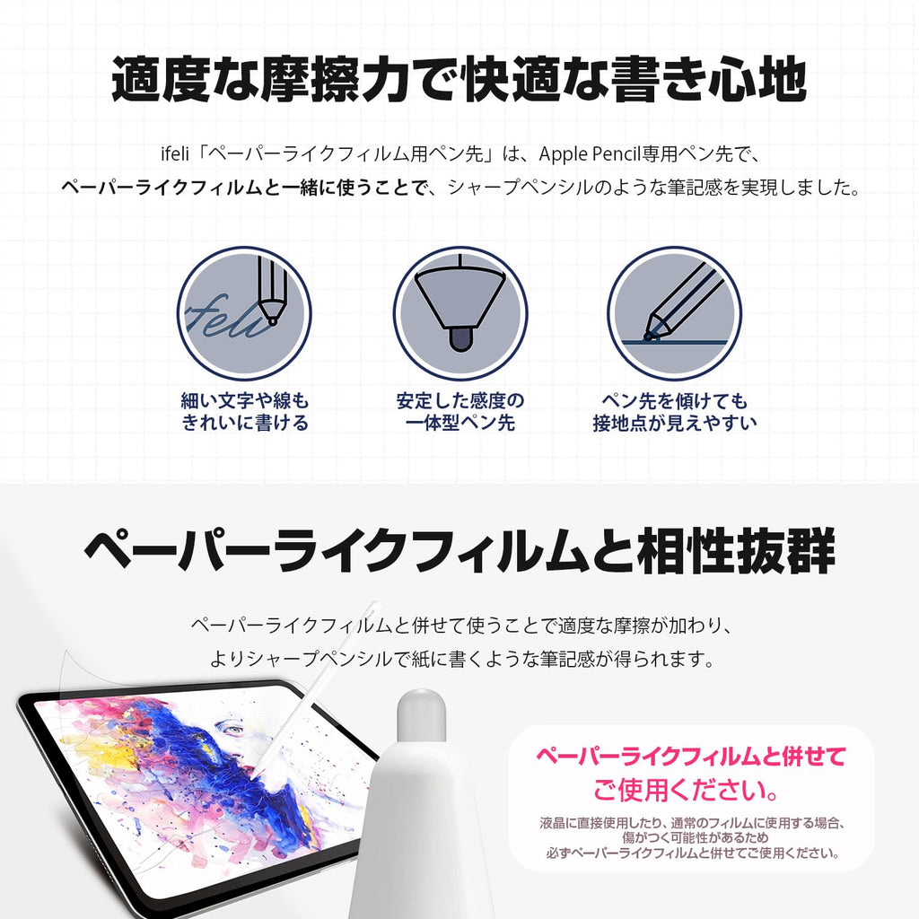 Apple Pencil Paper-Like Film Nib with Lead Replacement Kit F863