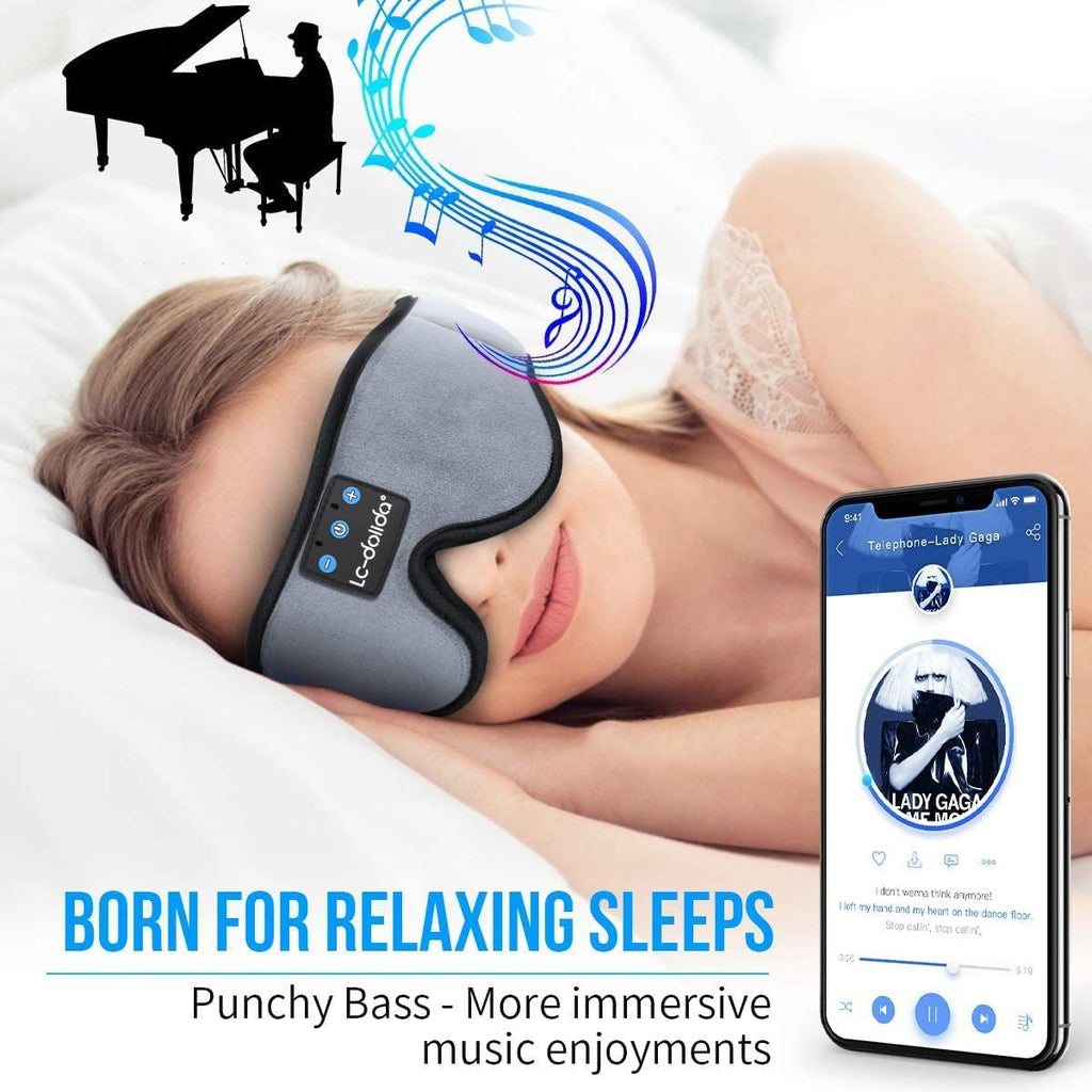Sleep Mask with Bluetooth Headphones Cotton P1358