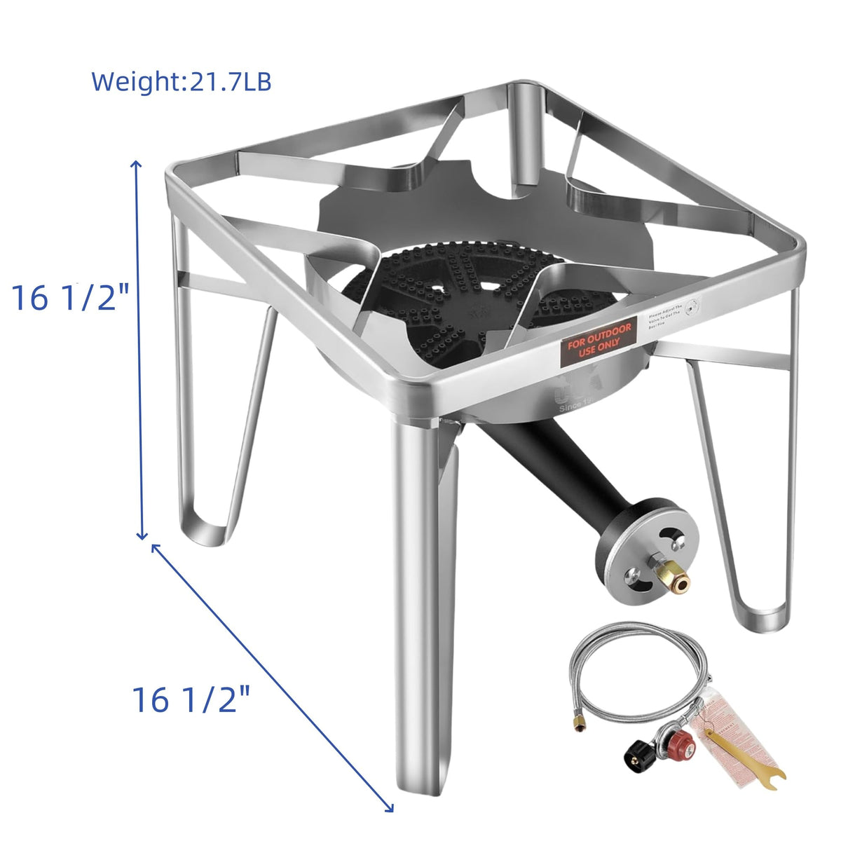40QT Stock Pot and Propane Stove D969