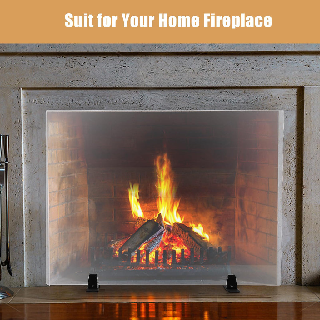 Tempered Glass Fireplace Screen 26" x 36" E103752
