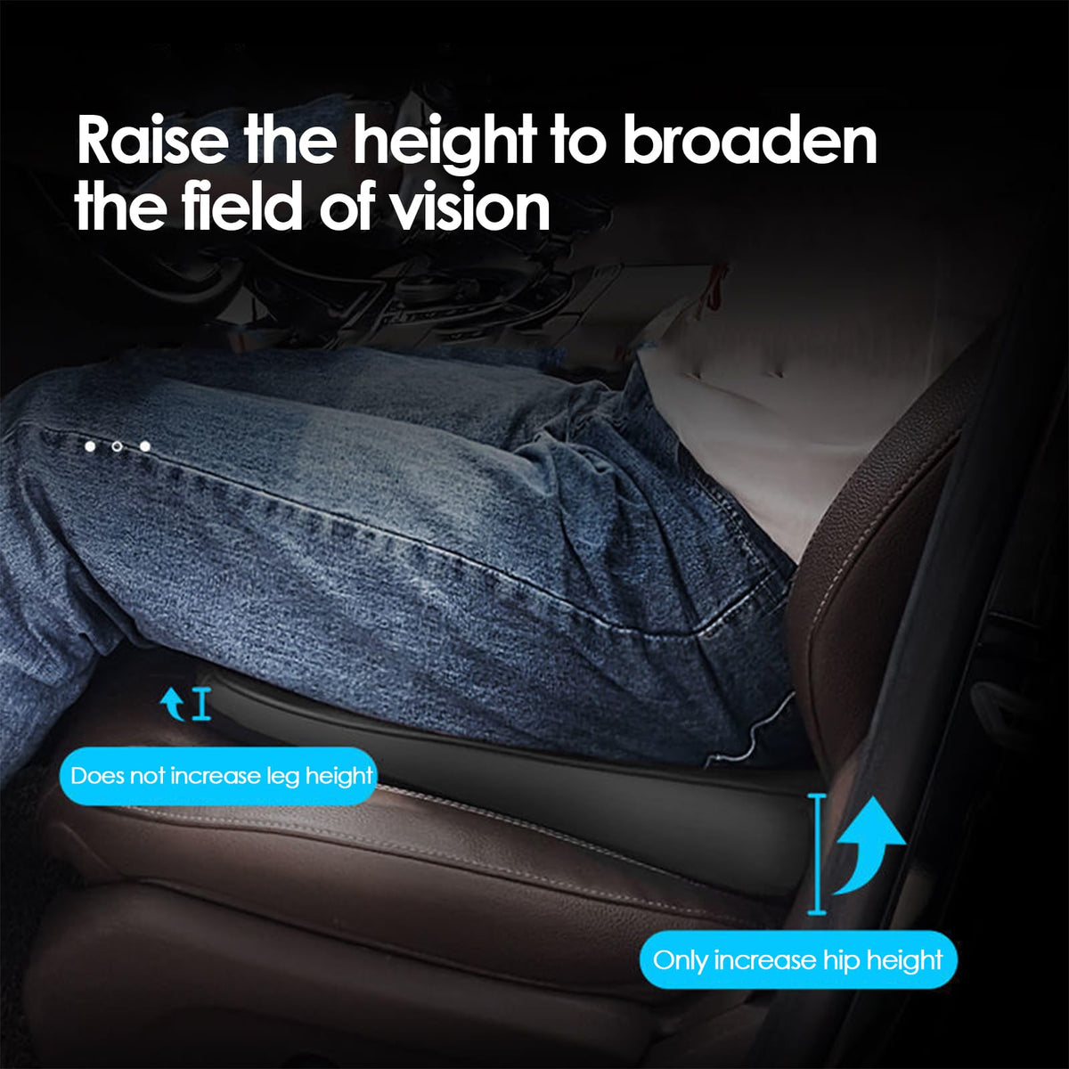 Adjustable Ergonomic Non-Slip Car Booster Seat B318328