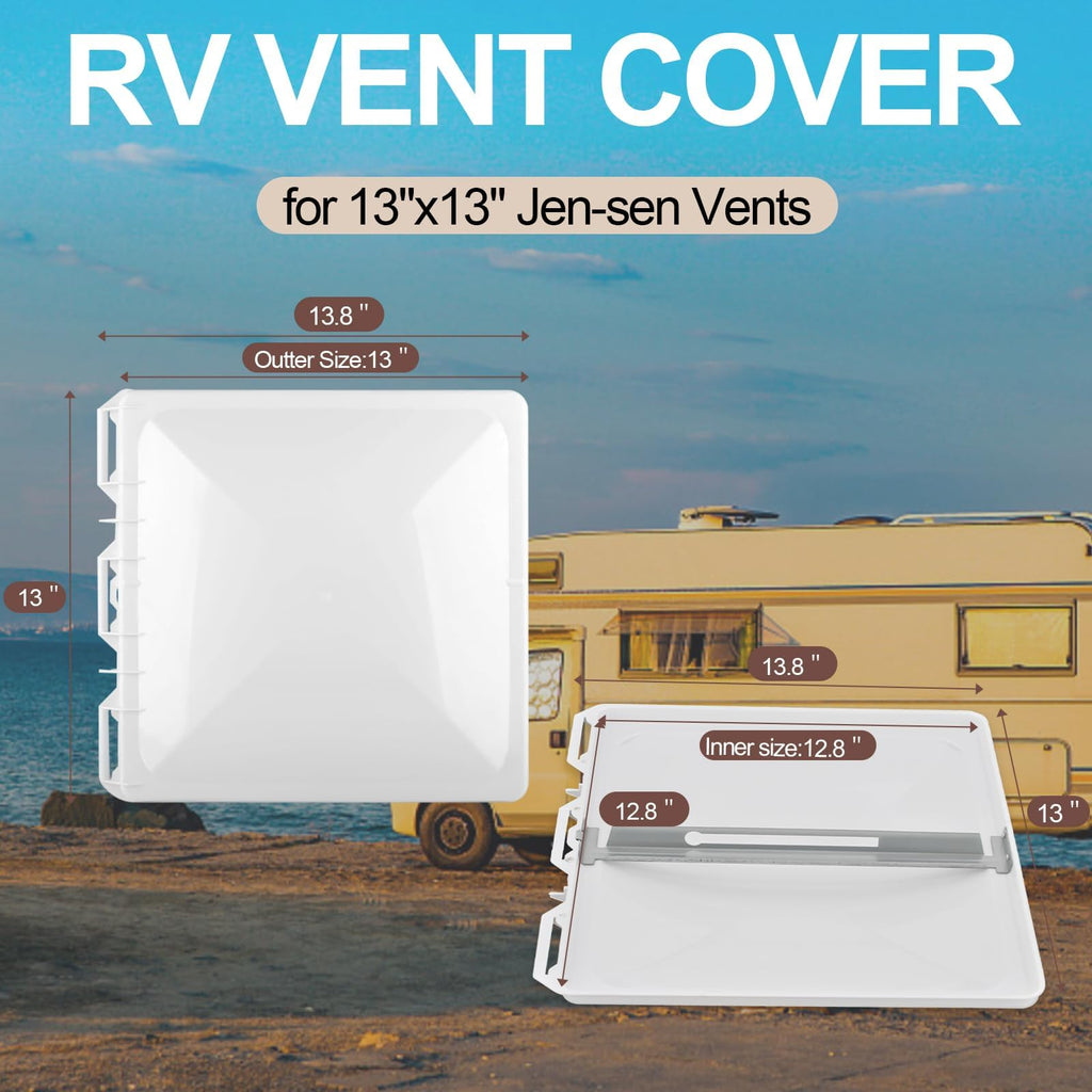13" x 13" RV Vent Cover/Lid Metal Base T457015