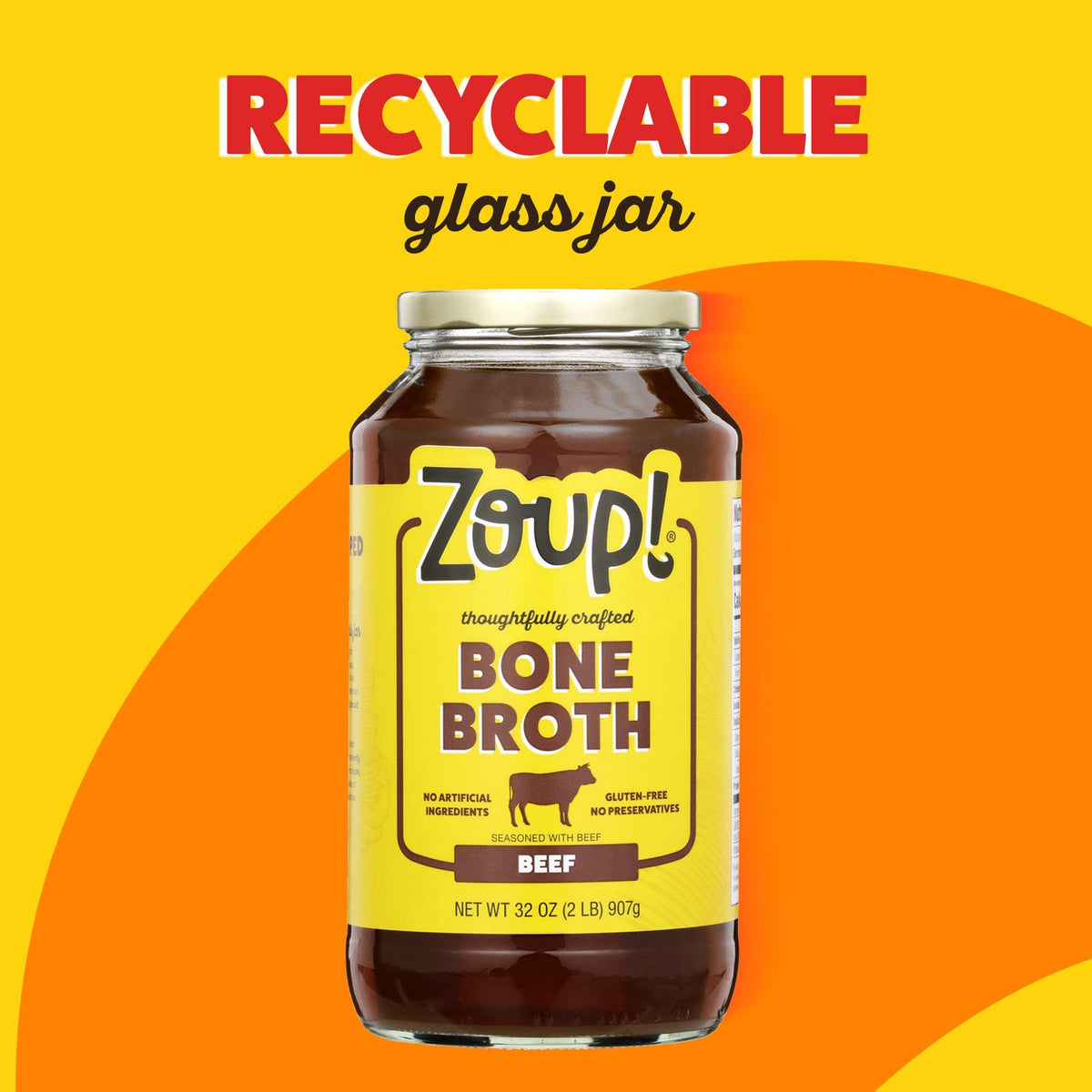 Beef Bone Broth 6-Pack 32 oz X7129