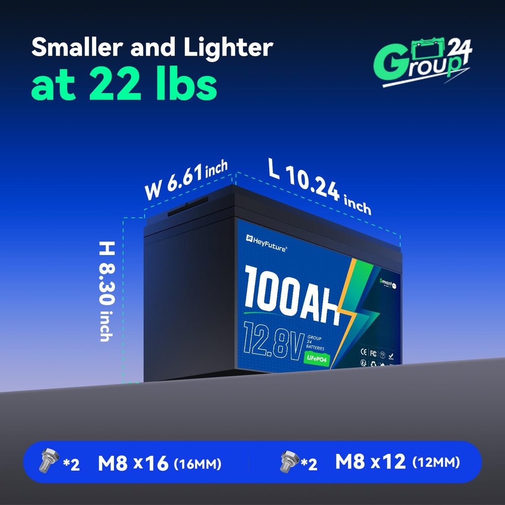 12V 100Ah Bluetooth LiFePO4 Battery S16554
