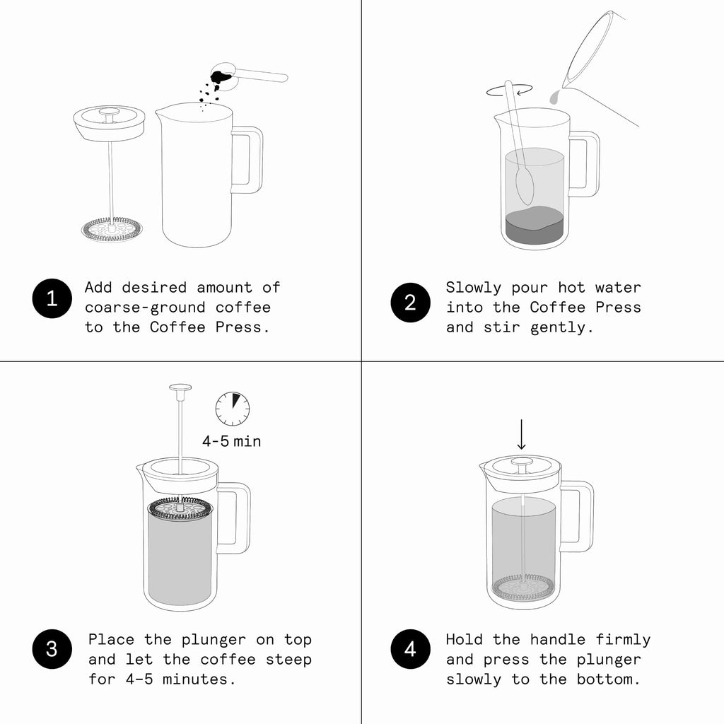 Stainless Steel Insulated Coffee Press W224