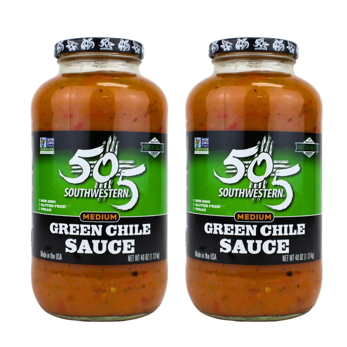 Medium Green Chile Sauce 40oz 2 Pack L359487