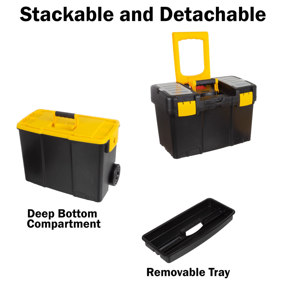 Portable Tool Box with Wheels I180