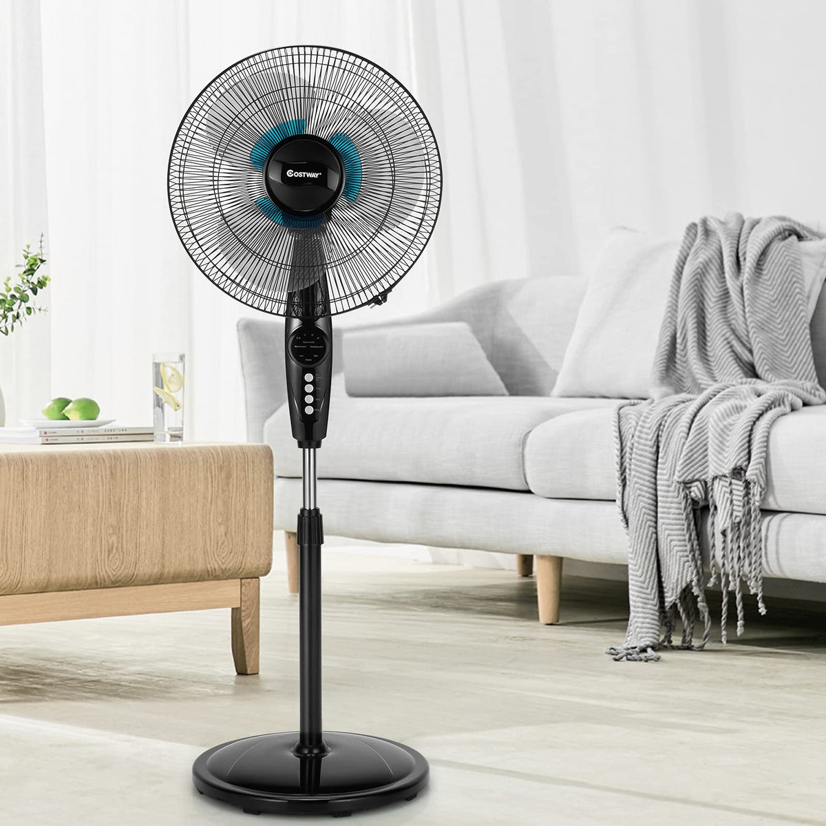 16-Inch Oscillating Pedestal Fan J97395