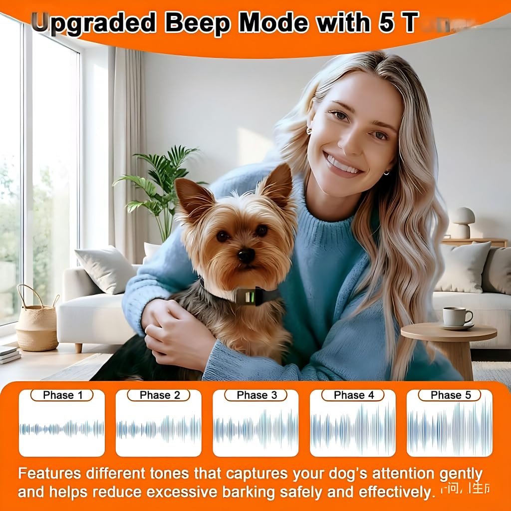 2 Pack Small Anti Barking Training Collar F3535