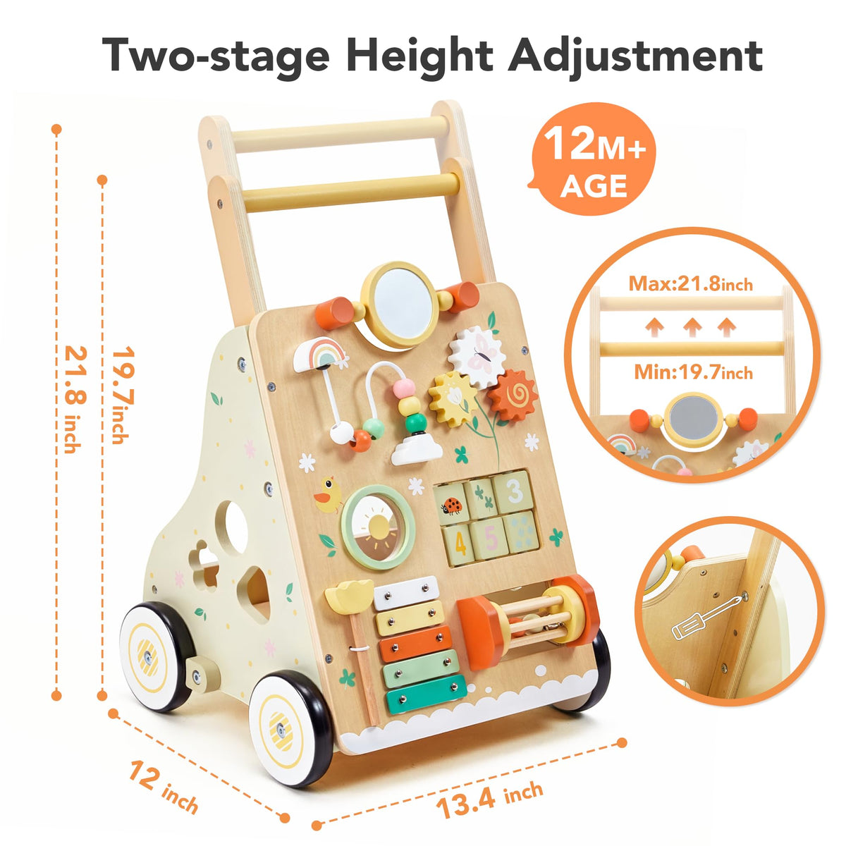 Wooden Baby Push Walker Z112897