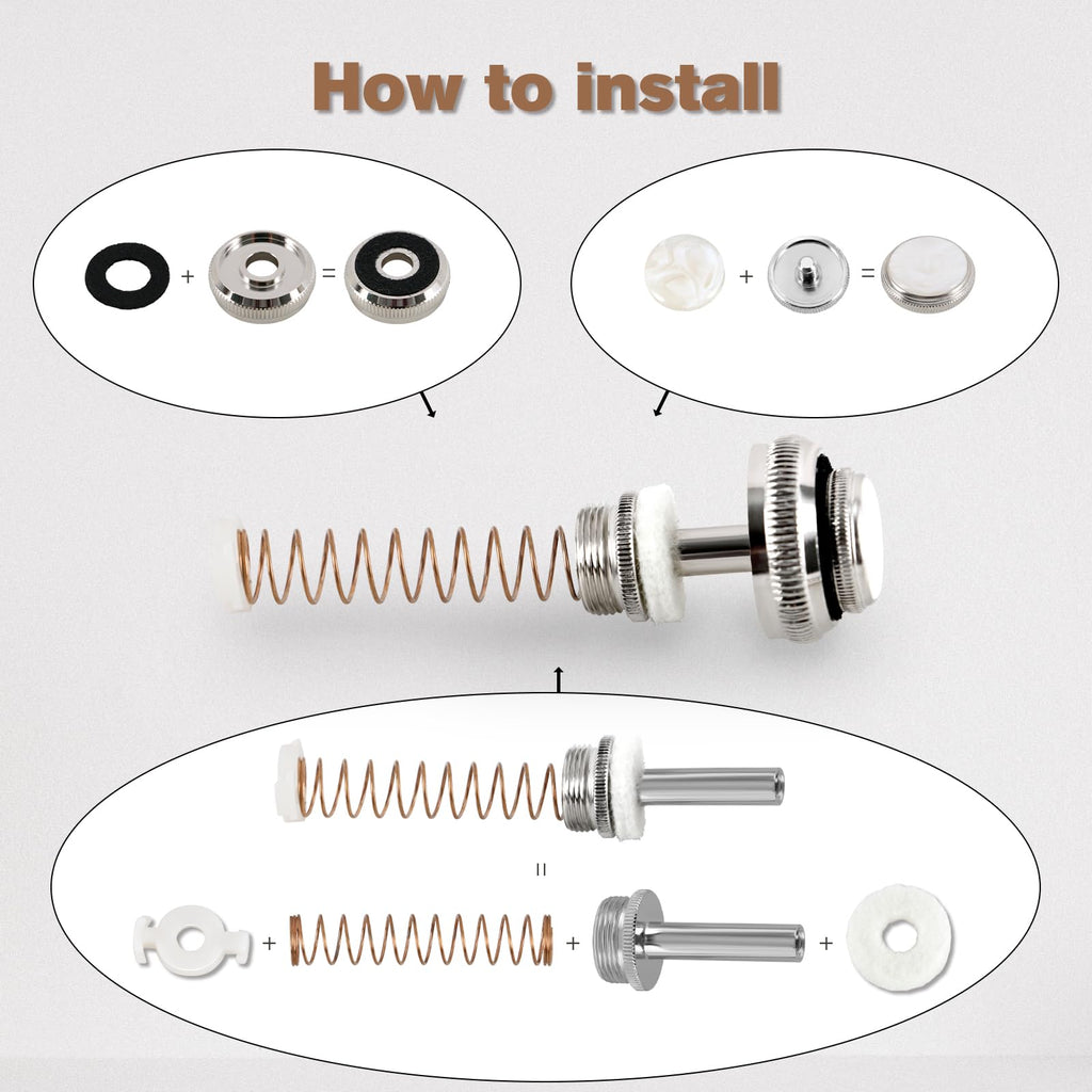 Trumpet Finger Button Repair Kit W858133